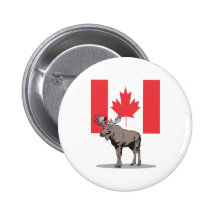 Moose Canada Button