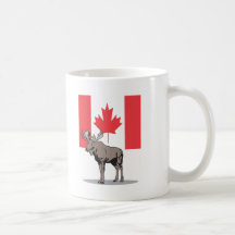 Moose Canada Coffee Mugs