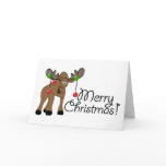 Moose Christmas Card