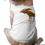 Moose Christmas pet clothing