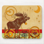 Moose Christmas mousepads