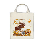 Moose Ciuntry Organic Reusable Shopping Gift Bag bags