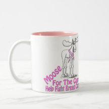 Moose For The Cure Coffee Mug