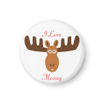 Moose Head_I Love Moosey magnets
