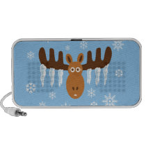 Moose Head_Icicle Antlers_custom portable speaker