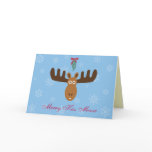Moose Head_Merry Kiss Moose_Happy Gnu Year!