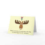 Moose Head_Mooseltoe_eggnog folly cards