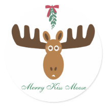 Moose Head_Mooseltoe_Merry Kiss Moose