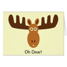 Moose Head_Oh Dear! Someone Forgot Your Birthday Greeting Cards