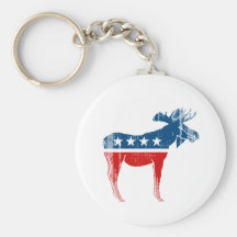 MOOSE PARTY Mascot Faded.png Key Chains