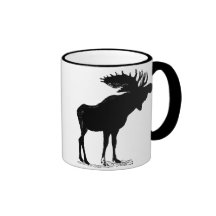 Moose Silhouette Mugs