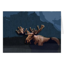 Moose Talk Folding Card