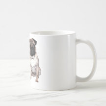 Mops Jack und Richi Teetasse