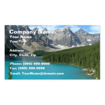 Moraine Lake 1 Business Card Templates