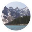 Moraine Lake Near Lake Louise In Canada stickers