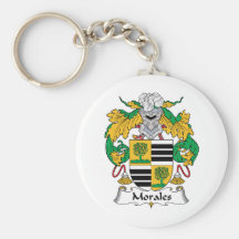 Morales Family Crest Key Chains