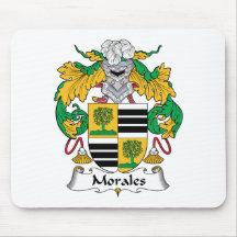 Morales Family Crest Mouse Pads