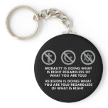 Morality and Religion keychains