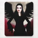 Morbella Wings Of Death Gothic Art mousepads