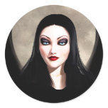 Morbella Wings Of Death Gothic Art Sticker
