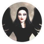Morbella Wings Of Death Gothic Art Stickers