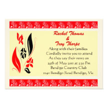 Mordern  wedding invitation