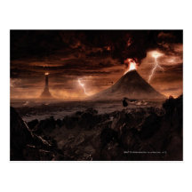 Mordor Lightning Storm Post Card