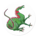 Mordred the Dragon stickers