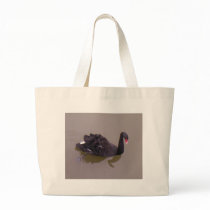 More Black Swan Canvas Bag