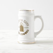 MORE COWBELL -funny/humor/music/rock music/drummer Mug
