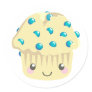 More Kawaii Muffin Faces Sticker