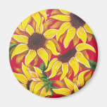 More Sunflowers Magnet