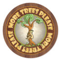 More Trees Please stickers