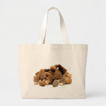 Morel Mushroom Tote Bags