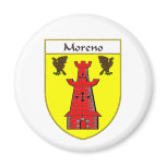 Moreno Coat of Arms/Family Crest magnets
