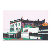 Moreton Rubber Works #20 Stretched Canvas Print