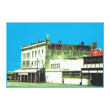 Moreton Rubber Works #28 Stretched Canvas Print