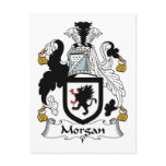 Morgan Family Crest postcards