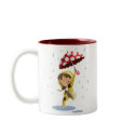 Morgan in the Rain mugs