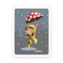 Morgan in the Rain postcards