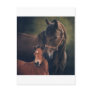 Morgan Mare and Foal Postcard