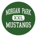 Morgan Park - Mustangs - High - Chicago Illinois stickers