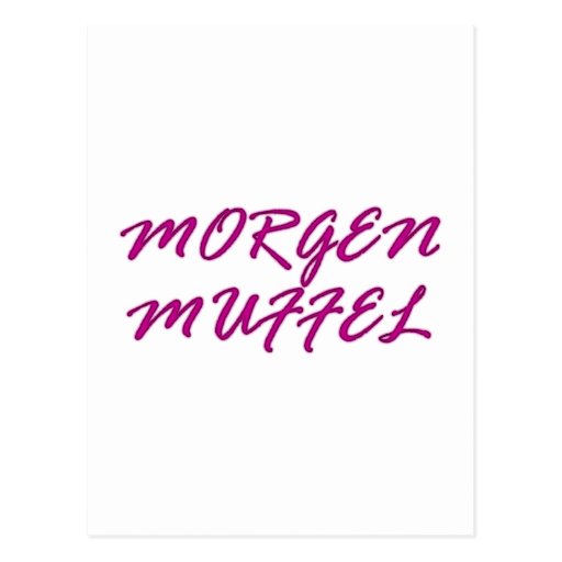 Morgenmuffel Postkarten
