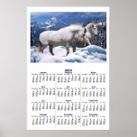 MORISCO & OSADA SNOW PLAY 2012 Calendar Poster