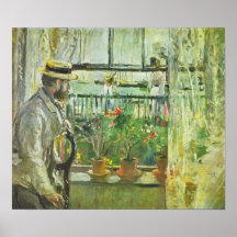 Morisot-Eugene Manet on the Isle of Wight Print