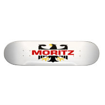 Moritz Surname Custom Skateboard