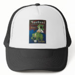 Morlant Champagne Vintage Drink Ad Art Mesh Hat