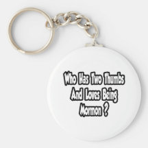 Mormon Pride Joke...Two Thumbs Key Chain