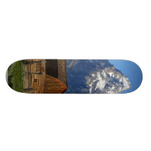 Mormon Row Barn Grand Teton National Park Custom Skateboard
