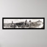 Mormon Temple Grounds Photo 1912 posters